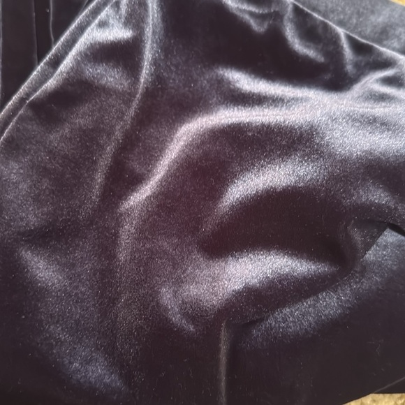 J. Crew Blue Stretch Velvet Leggings Fitted Cozy Comfy Lounge Pants Pull On Sz M - Picture 8 of 9